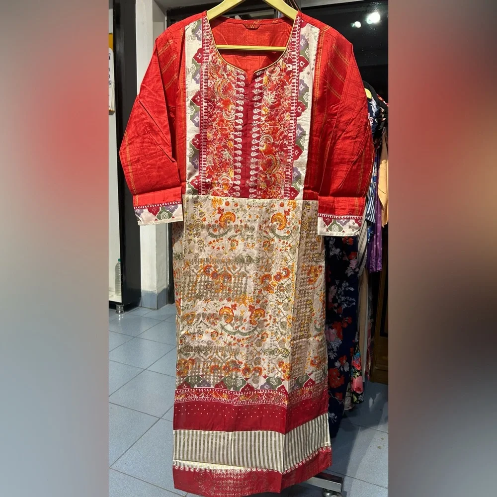 W kurti red orange - Picture 6 of 7